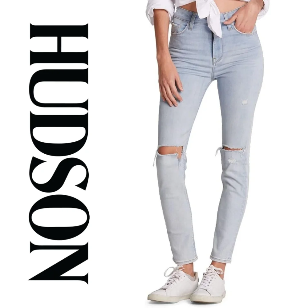 HUDSON - Jeans Holly Skinny High-Rise Skinny Ankle Tempo Tempo size 28 - Picture 2 of 3